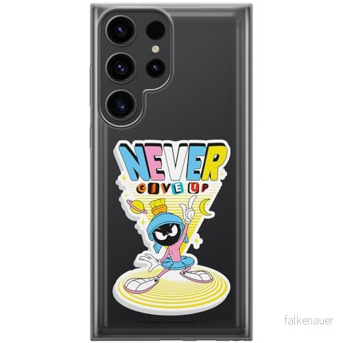ERT GROUP mobiltelefonfodral för Samsung S23 ULTRA originalt och officiellt licensierat Looney Tunes mönster Marvin 005 optimalt anpassad till formen på mobiltelefonen, gedeeltelijk transparant 5905795128814