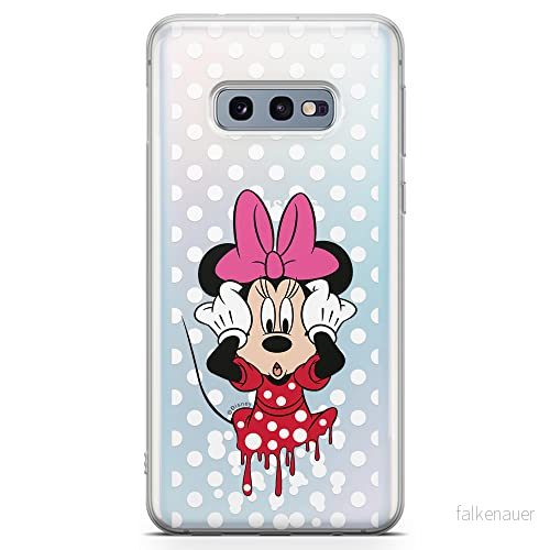 ERT GROUP mobiltelefonfodral för Samsung S10e originalt och officiellt licensierat Disney mönster Minnie 016 optimalt anpassad till formen på mobiltelefonen, gedeeltelijk transparant 5903040693315
