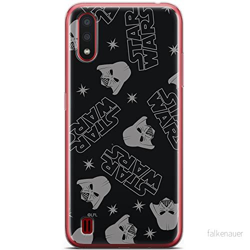 ERT GROUP mobiltelefonfodral för Samsung A01 originalt och officiellt licensierat Star Wars mönster Darth Vader 009 optimalt anpassad till formen på mobiltelefonen, fodral tillverkad av TPU plast 5904805428647