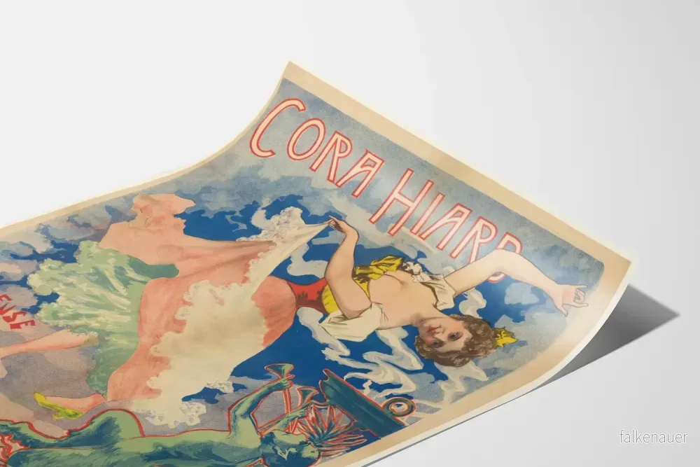 Vintageposter Cora Hiard Sångerska och Dansare Transvestit - Bild 3