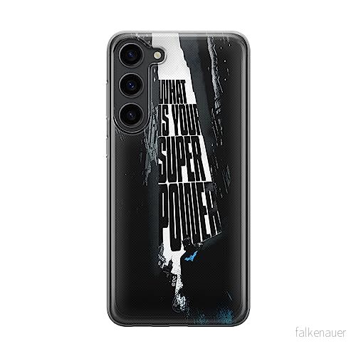 ERT GROUP mobiltelefonfodral för Samsung S23 PLUS originalt och officiellt licensierat DC mönster Batman 001 optimalt anpassad till formen på mobiltelefonen, fodral tillverkad av TPU plast 5905511437077