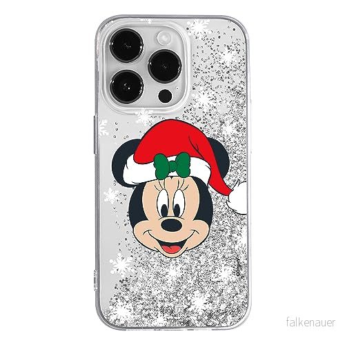 ERT GROUP mobiltelefonfodral för Apple Iphone 14 PRO originalt och officiellt licensierat Disney mönster Minnie 061 optimalt anpassad till formen på mobiltelefonen, med glitter overflow effekt 5905511602963