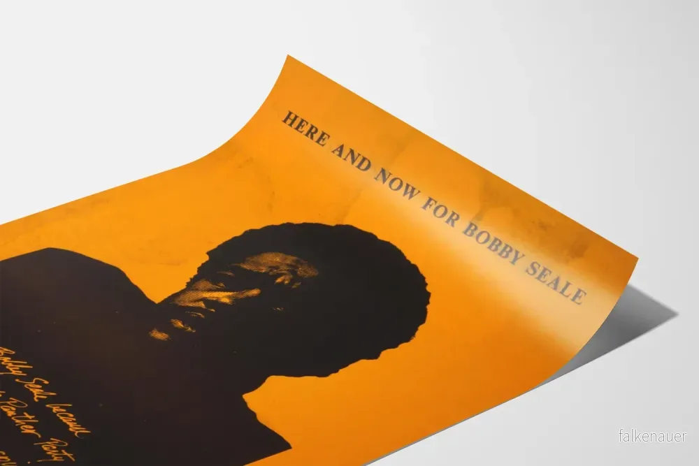 Vintageposter Here and Now för Bobby Seale - Bild 3