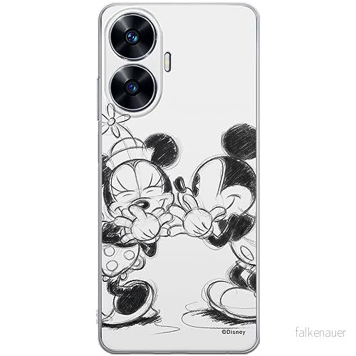 ERT GROUP mobiltelefonfodral för Realme C55 originalt och officiellt licensierat Disney mönster Mickey & Minnie 010 optimalt anpassad till formen på mobiltelefonen, fodral tillverkad av TPU plast 5905511857530