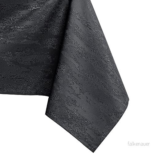 AmeliaHome Bordsduk 60 x cm medelfilt, bordsduk, fläckskydd, lotuseffekt, tvättbar, vattenavvisande, ornament antracit, Vesta 4251758687005
