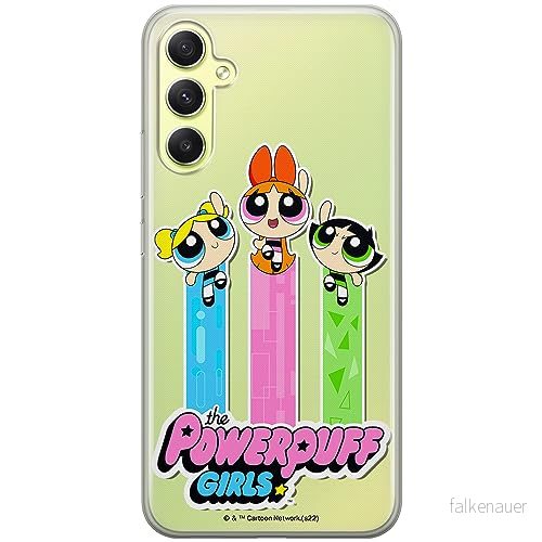 ERT GROUP mobiltelefonfodral för Samsung A34 5G originalt och officiellt licensierat The Powerpuff Girls mönster 030 optimalt anpassad till formen på mobiltelefonen, gedeeltelijk transparant 5905511975197
