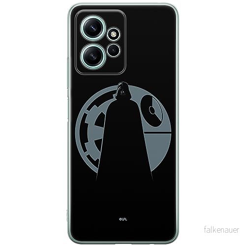 ERT GROUP mobiltelefonfodral för Xiaomi REDMI NOTE 12 4G originalt och officiellt licensierat Star Wars mönster Darth Vader 022 anpassad till formen på mobiltelefonen, fodral tillverkad av TPU plast 5905511941338