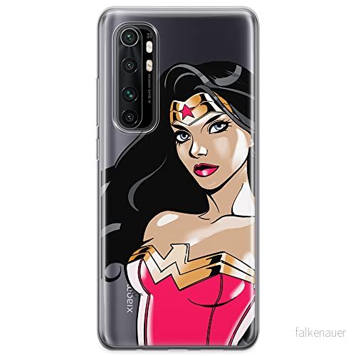 ERT GROUP mobiltelefonfodral för Xiaomi MI NOTE 10 Lite originalt och officiellt licensierat DC mönster Wonder Woman 004 optimalt anpassad till formen på mobiltelefonen, gedeeltelijk transparant 5904805592812