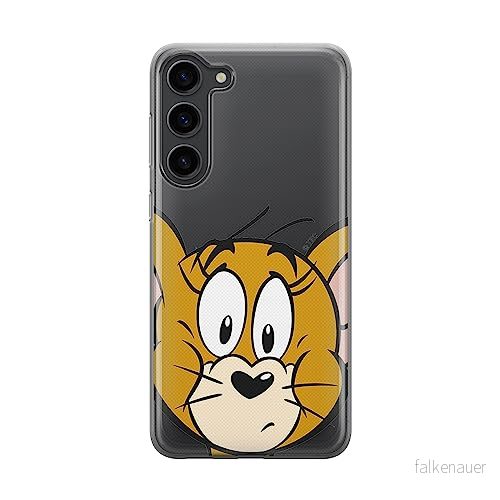 ERT GROUP mobiltelefonfodral för Samsung S23 PLUS originalt och officiellt licensierat Tom & Jerry mönster 002 optimalt anpassad till formen på mobiltelefonen, gedeeltelijk transparant 5905511445546
