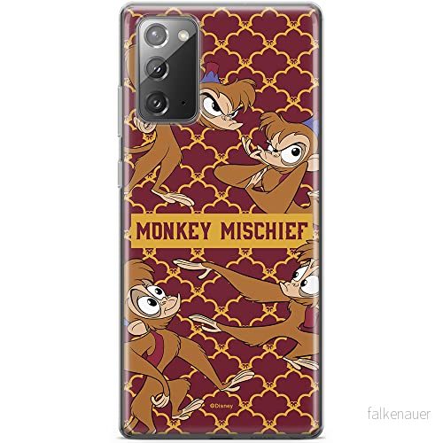 ERT GROUP mobiltelefonfodral för Samsung GALAXY NOTE 20 originalt och officiellt licensierat Disney mönster Abu 002 optimalt anpassad till formen på mobiltelefonen, fodral tillverkad av TPU plast 5903040445440