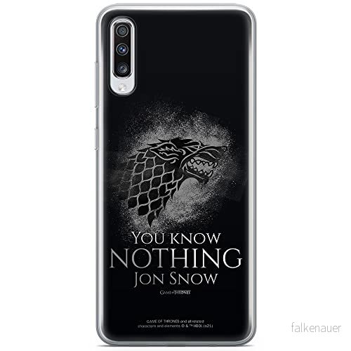 ERT GROUP mobiltelefonfodral för Samsung A70 originalt och officiellt licensierat Game od Thrones mönster of 020 anpassad till formen på mobiltelefonen, fodral tillverkad av TPU plast 5903932693102