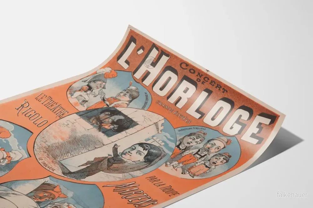 Vintageposter av Konsert vid Klockan av Martensensemblen - Bild 3