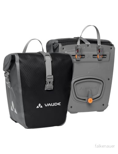 VAUDE Aqua Front, Framsida, Cykelväska, Polyamid, Polyester, Termoplastisk polyuretan (TPU), Svart, 28 l, 300 mm 4052285961534