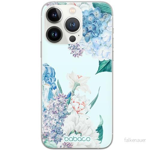 ERT GROUP mobiltelefonfodral för Iphone 13 PRO originalt och officiellt licensierat Babaco mönster Flowers 027 optimalt anpassad till formen på mobiltelefonen, fodral tillverkad av TPU plast 5905131267689