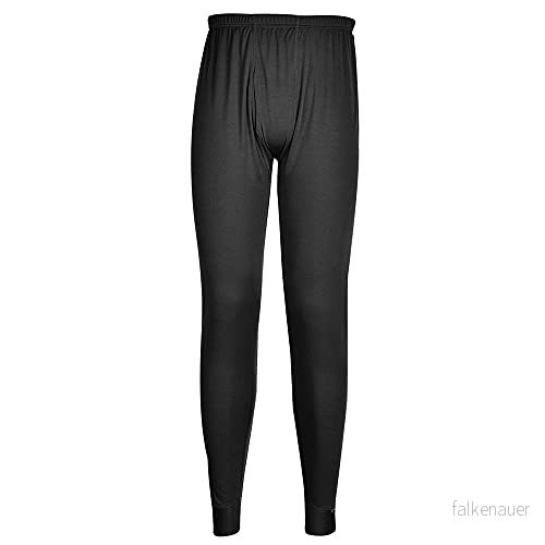 Portwest B131BKRL stora termiska baslager byxor svart 5036108227259