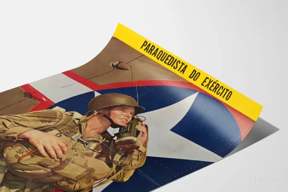 Vintage fallskärmsjägarposter från den amerikanska armén - Bild 3