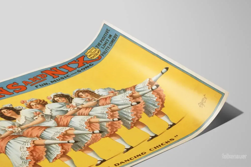 Vintageposter Hans and Nix - The Dancing Chicks - Bild 2