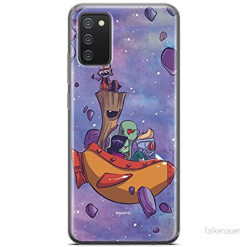 ERT GROUP mobiltelefonfodral för Samsung A02S originalt och officiellt licensierat Marvel mönster Guardians of the Galaxy 010 anpassad till formen på mobiltelefonen, fodral tillverkad av TPU plast 5903040235553