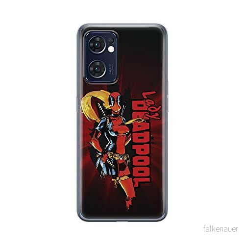 ERT GROUP mobiltelefonfodral för Oppo RENO 7 5G originalt och officiellt licensierat Marvel mönster Deadpool 009 optimalt anpassad till formen på mobiltelefonen, fodral tillverkad av TPU plast 5905511303242