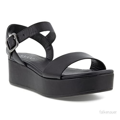 ECCO Plateau ankelrem för kvinnor, Svart 1001 39/39.5 EU 825840489095