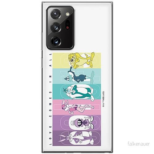 ERT GROUP mobiltelefonfodral för Samsung GALAXY NOTE 20 ULTRA originalt och officiellt licensierat Looney Tunes mönster 015 anpassad till formen på mobiltelefonen, fodral tillverkad av TPU plast 5905511996635