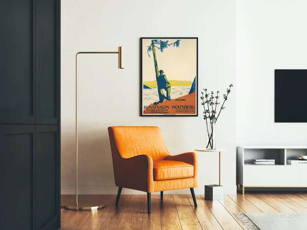 Vintageposter Kunstsalon Wolfsberg av E. Cardinaux - Bild 2