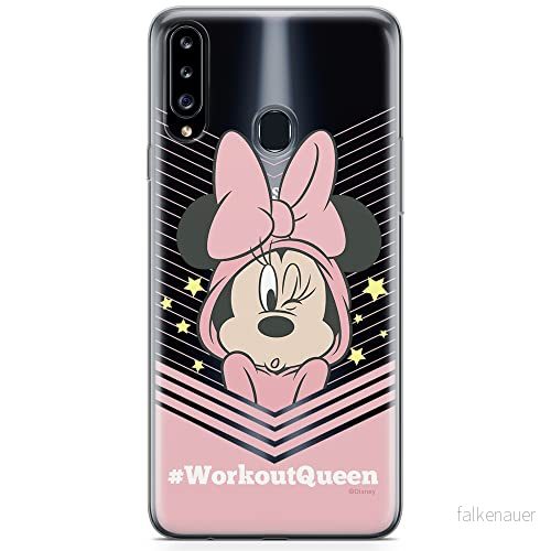 ERT GROUP mobiltelefonfodral för Samsung A20S originalt och officiellt licensierat Disney mönster Minnie 053 optimalt anpassad till formen på mobiltelefonen, gedeeltelijk transparant 5903537969176