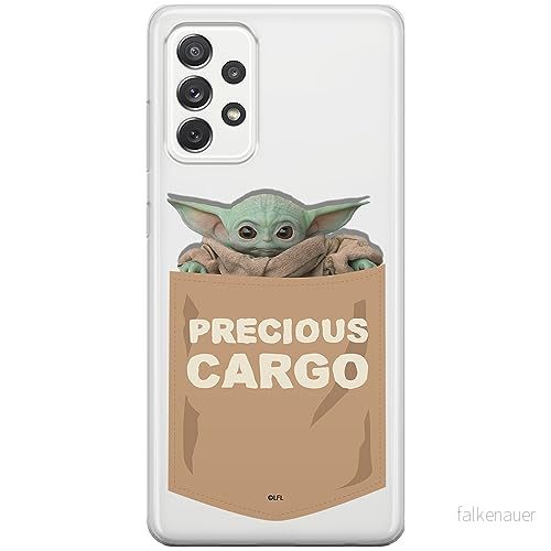 ERT GROUP mobiltelefonfodral för Samsung A33 5G originalt och officiellt licensierat Star Wars mönster Baby Yoda 030 optimalt anpassad till formen på mobiltelefonen, gedeeltelijk transparant 5905511750527