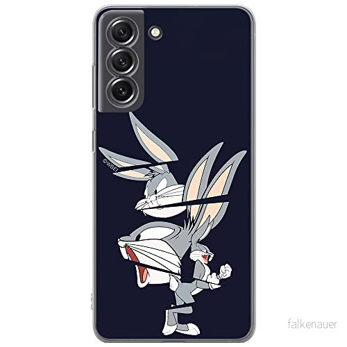 ERT GROUP mobiltelefonfodral för Samsung S21 FE originalt och officiellt licensierat Looney Tunes mönster Bugs 008 optimalt anpassad till formen på mobiltelefonen, fodral tillverkad av TPU plast 5903932980707