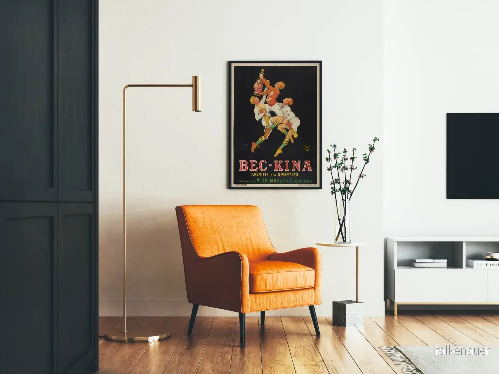 Vintageposter Bec-Kina sportig aperitif - Bild 2