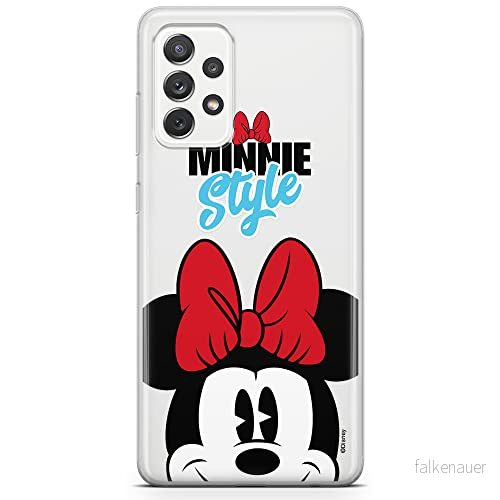 ERT GROUP mobiltelefonfodral för Samsung A73 5G originalt och officiellt licensierat Disney mönster Minnie 027 optimalt anpassad till formen på mobiltelefonen, gedeeltelijk transparant 5904805520990