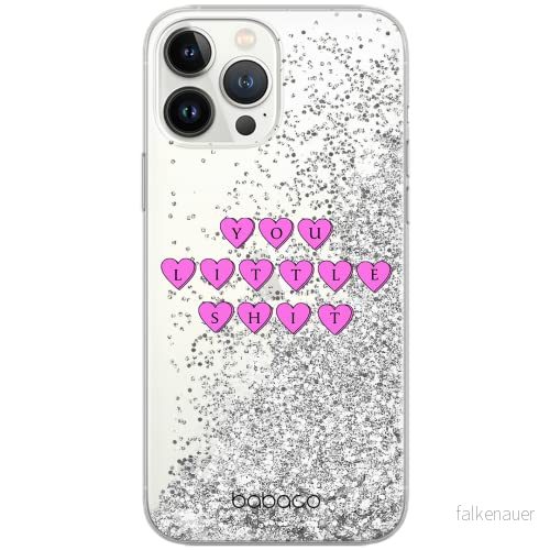 ERT GROUP mobiltelefonfodral för Apple Iphone 13 PRO MAX originalt och officiellt licensierat Babaco mönster Girl 015 Vit optimalt anpassad till formen på mobiltelefonen, med glitter overflow effekt 5904805763908