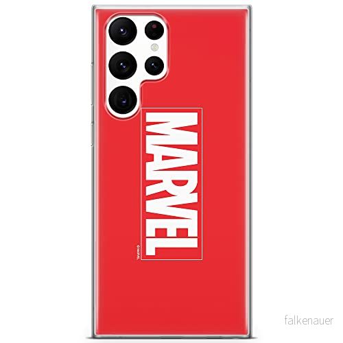 ERT GROUP mobiltelefonfodral för Samsung S22 ULTRA originalt och officiellt licensierat Marvel mönster 001 optimalt anpassad till formen på mobiltelefonen, fodral tillverkad av TPU plast 5904805280818
