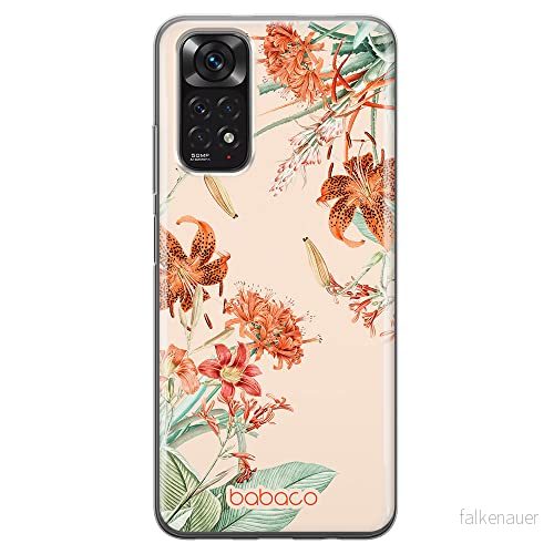 ERT GROUP mobiltelefonfodral för Xiaomi REDMI 10 originalt och officiellt licensierat Babaco mönster Flowers 057, fodral tillverkad av TPU plast 5905131366924