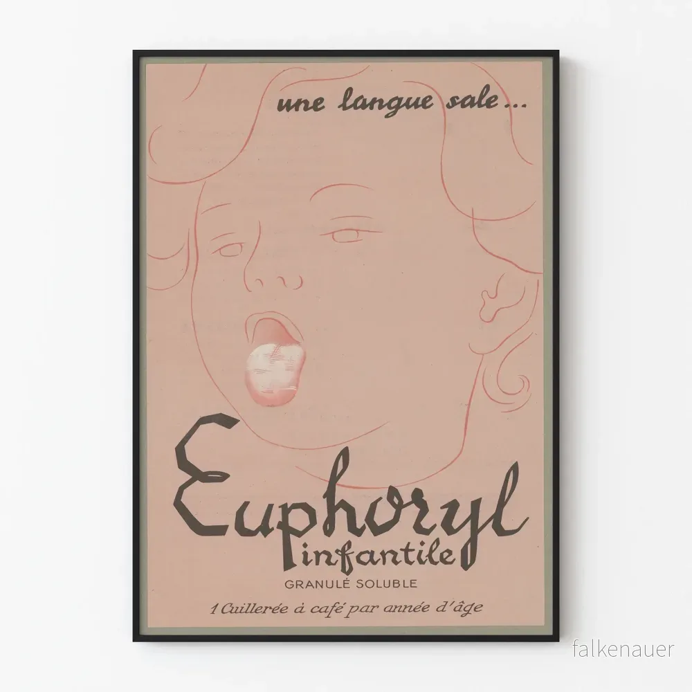 Vintageaffisch Euphoryl Barn - Retro Väggdekoration