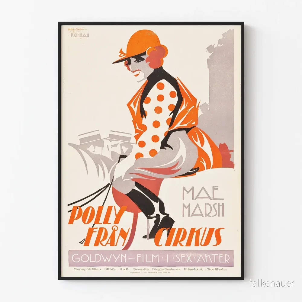 Vintageposter Polly of the Circus