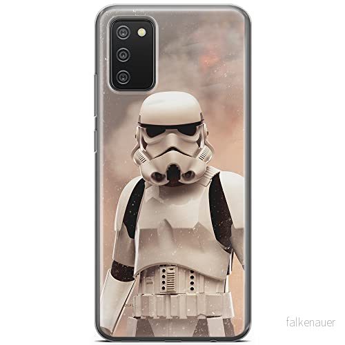 ERT GROUP mobiltelefonfodral för Samsung A02S originalt och officiellt licensierat Star Wars mönster Stormtrooper 003 optimalt anpassad till formen på mobiltelefonen, fodral tillverkad av TPU plast 5903040238127