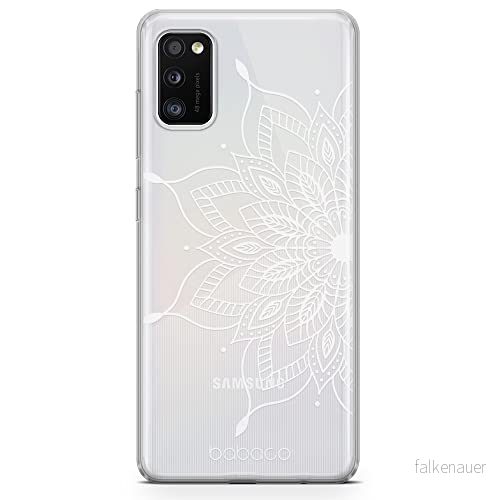 ERT GROUP mobiltelefonfodral för Samsung A41 originalt och officiellt licensierat Babaco mönster Mandalas 004 Vit optimalt anpassad till formen på mobiltelefonen, gedeeltelijk transparant 5904805831102