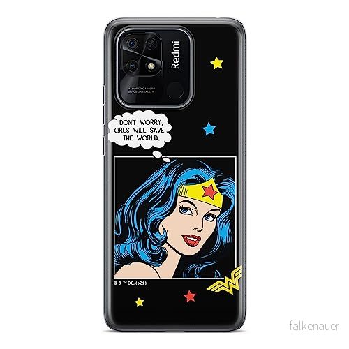 ERT GROUP mobiltelefonfodral för Xiaomi REDMI 10C originalt och officiellt licensierat DC mönster Wonder Woman 028 optimalt anpassad till formen på mobiltelefonen, fodral tillverkad av TPU plast 5905511545642