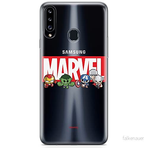 ERT GROUP mobiltelefonfodral för Samsung A20S originalt och officiellt licensierat Marvel mönster 009 optimalt anpassad till formen på mobiltelefonen, gedeeltelijk transparant 5904805175190
