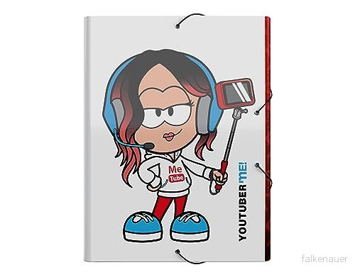 CYPBRANDS Mig!Humanity Mapp Laplar Youtuber, Vit, Talla única 8426842105222
