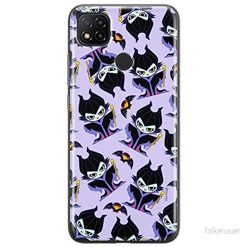 ERT GROUP mobiltelefonfodral för Xiaomi REDMI 9C originalt och officiellt licensierat Disney mönster Maleficent 004 optimalt anpassad till formen på mobiltelefonen, fodral tillverkad av TPU plast 5905131486967