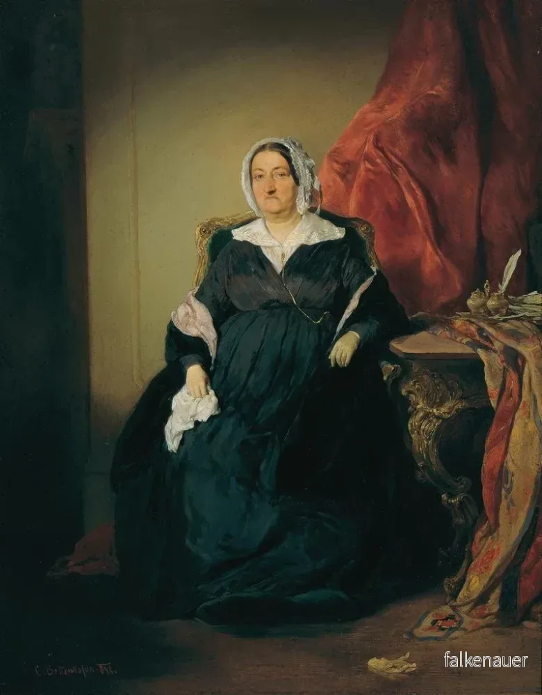 Målning Elisabeth Imrdy Edle von Omorovicze - August von Pettenkofen | Konsttryck - Bild 2