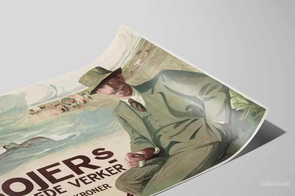 Vintageposter Bohjers Samlade Verk för väggdekoration - Bild 2