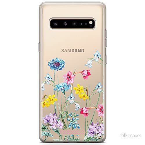 ERT GROUP mobiltelefonfodral för Samsung S10 5G originalt och officiellt licensierat Babaco mönster Flowers 040 optimalt anpassad till formen på mobiltelefonen, gedeeltelijk transparant 5905131310453