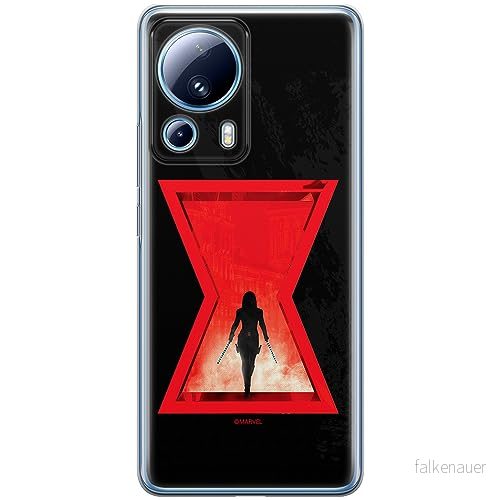 ERT GROUP mobiltelefonfodral för Xiaomi 13 LITE/CIVI 2 originalt och officiellt licensierat Marvel mönster Black Widow 009 anpassad till formen på mobiltelefonen, fodral tillverkad av TPU plast 5905511918088