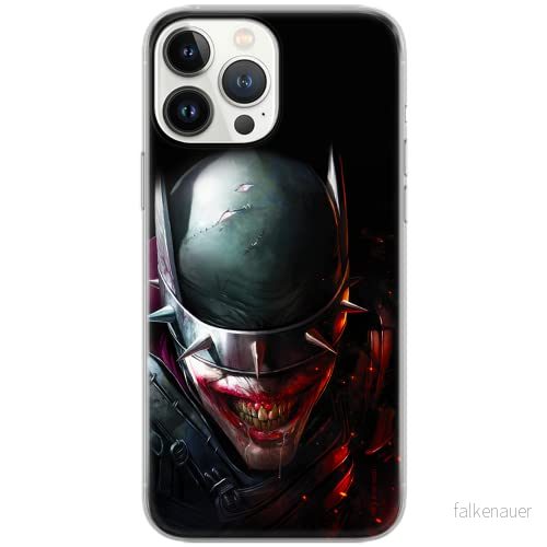 ERT GROUP mobiltelefonfodral för Apple Iphone 6/6S originalt och officiellt licensierat DC mönster Batman Who Laughs 002 Vit anpassad till formen på mobiltelefonen, fodral tillverkad av TPU plast 5902980679861