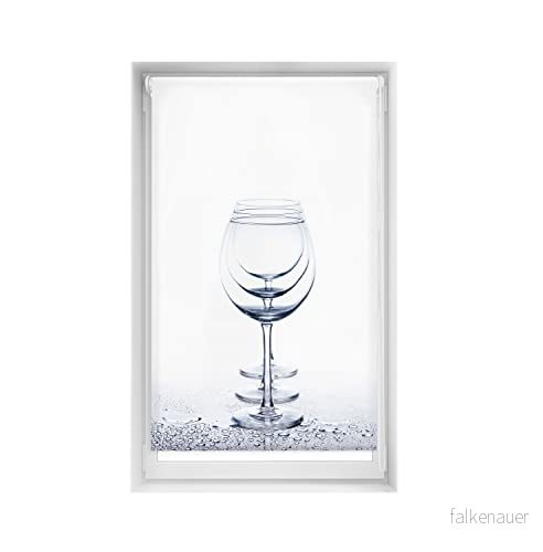 Blindecor Lätt ogenomskinliga västar utan borrning Tryck Estor Blackout Digitalt tryck, Kristall, 95 x 150 cm (bredd per höjd). Tygstorlek 92 145 8434363462601