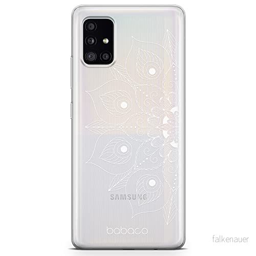 ERT GROUP mobiltelefonfodral för Samsung A51 5G originalt och officiellt licensierat Babaco mönster Mandalas 002 Vit optimalt anpassad till formen på mobiltelefonen, gedeeltelijk transparant 5904805819988