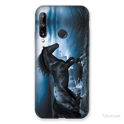 Fodral för Huawei P40 Lite E häst svart 3614848045290